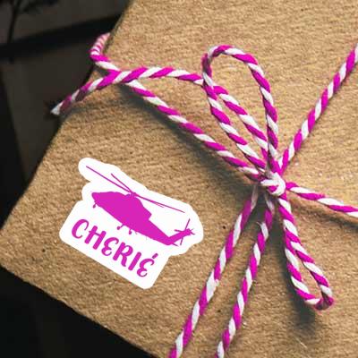 Sticker Cherie Helicopter Notebook Image