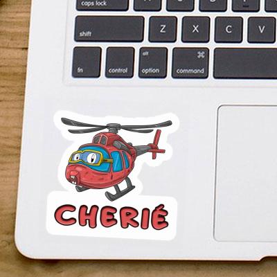 Helicopter Sticker Cherié Notebook Image