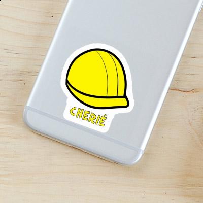 Construction Helmet Sticker Cherie Notebook Image