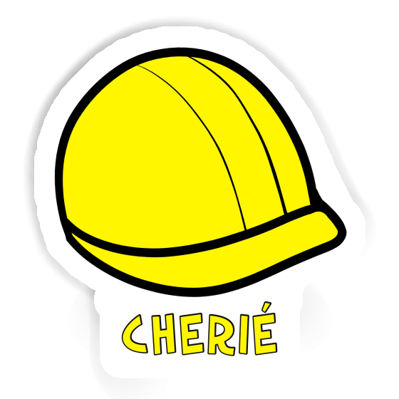 Construction Helmet Sticker Cherie Laptop Image