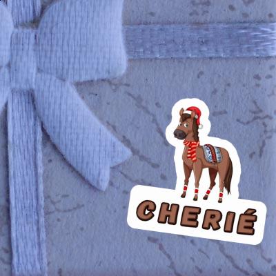 Cherié Sticker Christmas Horse Image