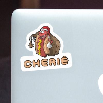 Christmas Hot Dog Sticker Cherie Notebook Image