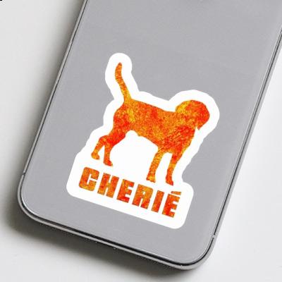 Dog Sticker Cherié Laptop Image