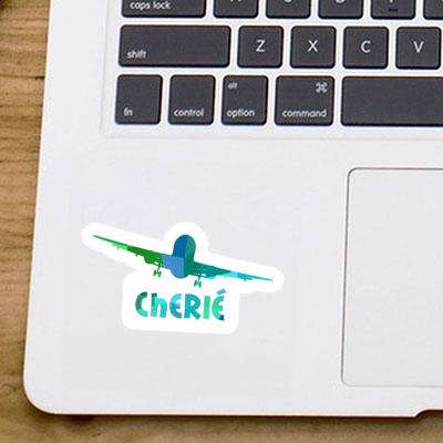 Flugzeug Sticker Cherie Laptop Image