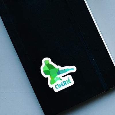 Karateka Sticker Cherié Notebook Image