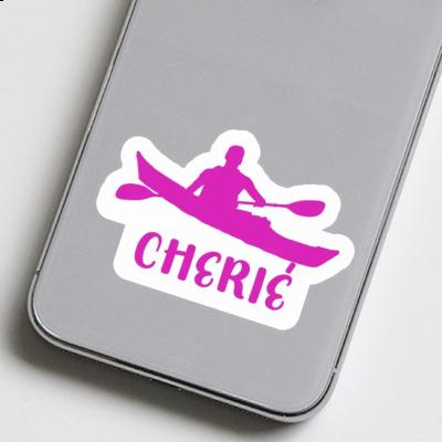 Cherie Sticker Kayaker Laptop Image