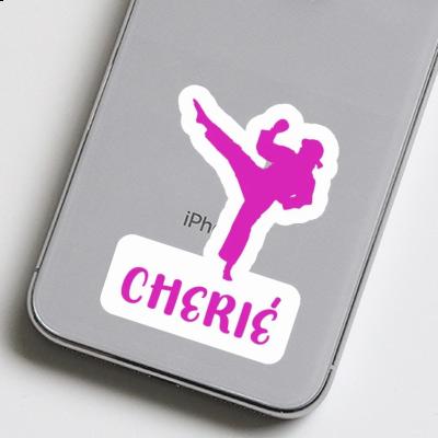 Cherié Autocollant Karatéka Laptop Image