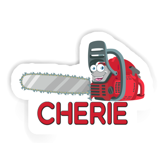 Chainsaw Sticker Cherie Laptop Image