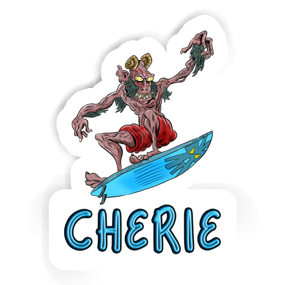 Cherie Sticker Surfer Laptop Image