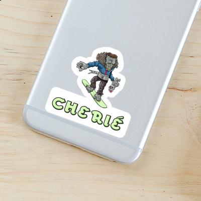 Sticker Snowboarder Cherié Gift package Image