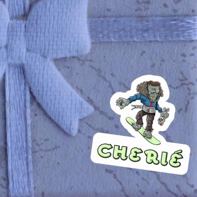 Sticker Snowboarder Cherié Gift package Image