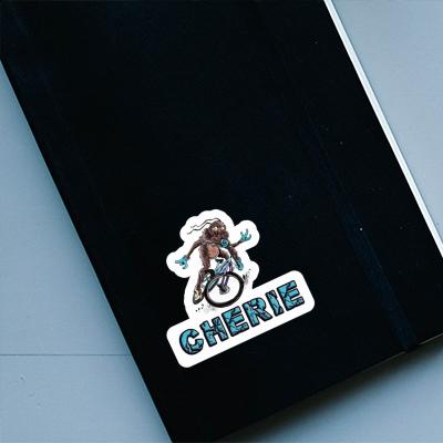 Sticker Cherié Mountainbiker Laptop Image