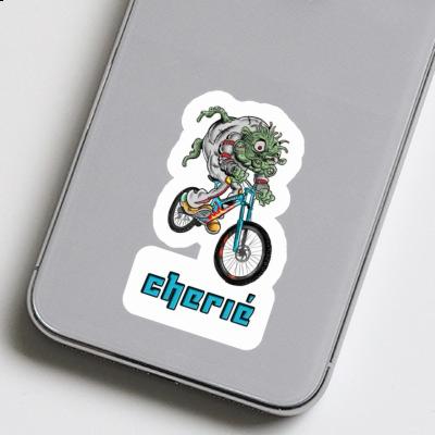 Downhill Biker Sticker Cherié Gift package Image