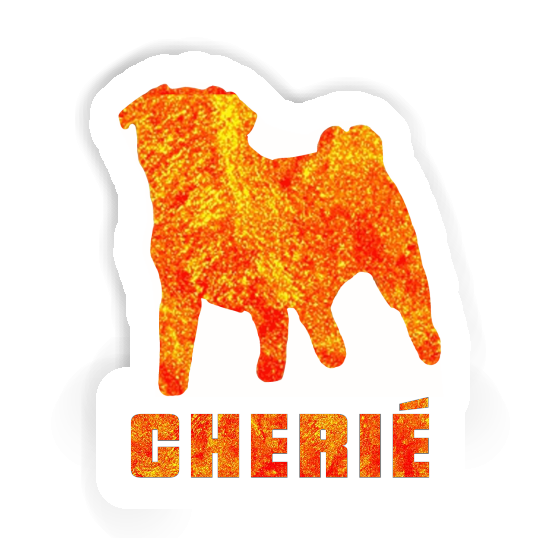 Sticker Cherié Pug Gift package Image