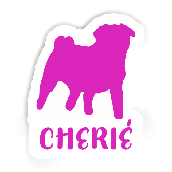 Sticker Pug Cherié Image