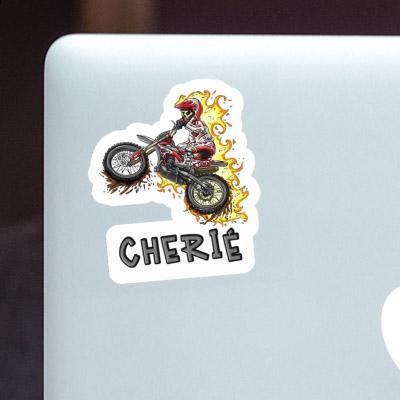 Aufkleber Cherié Dirt Biker Laptop Image