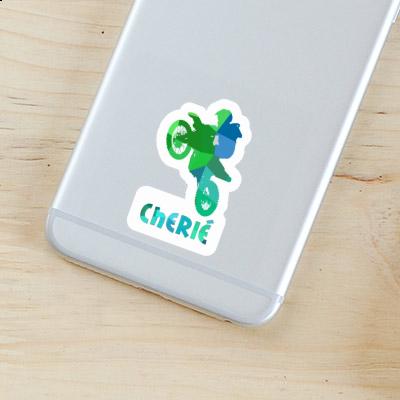 Cherié Sticker Motocross Rider Image