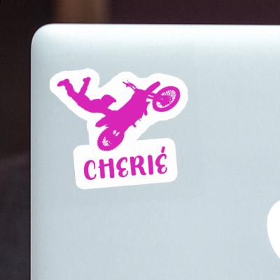 Cherié Sticker Motocross Rider Image