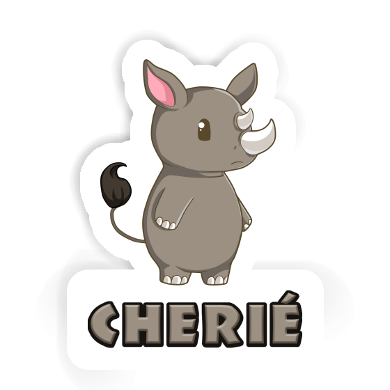 Cherié Sticker Rhino Notebook Image