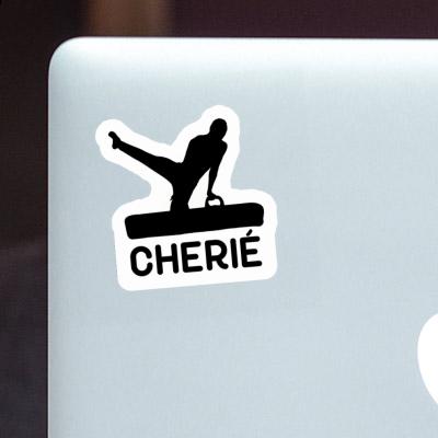 Cherie Sticker Gymnast Laptop Image