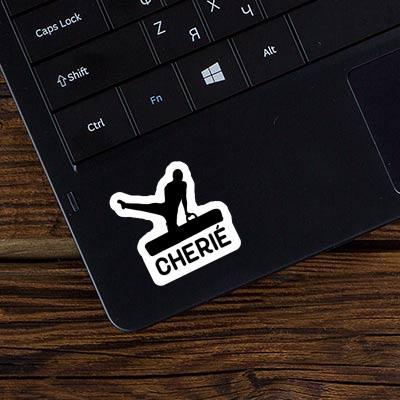 Cherie Sticker Gymnast Laptop Image