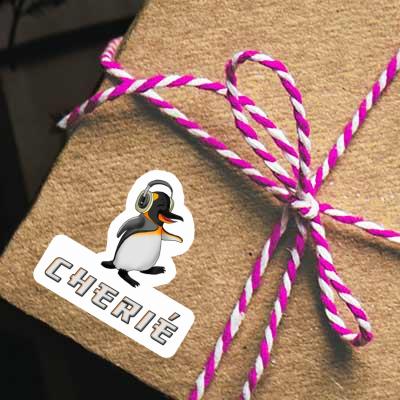 Sticker Cherie Musik-Pinguin Notebook Image