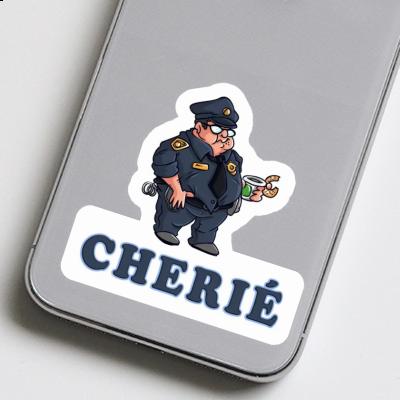 Autocollant Policier Cherié Image