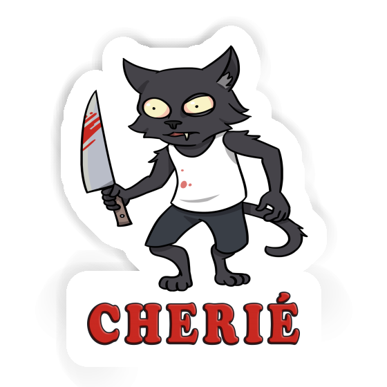 Sticker Psycho Cat Cherié Gift package Image