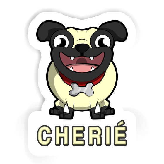 Cherié Sticker Pug Image