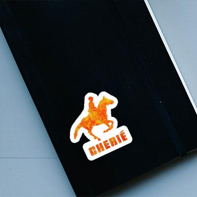 Sticker Cherié Horse Rider Laptop Image