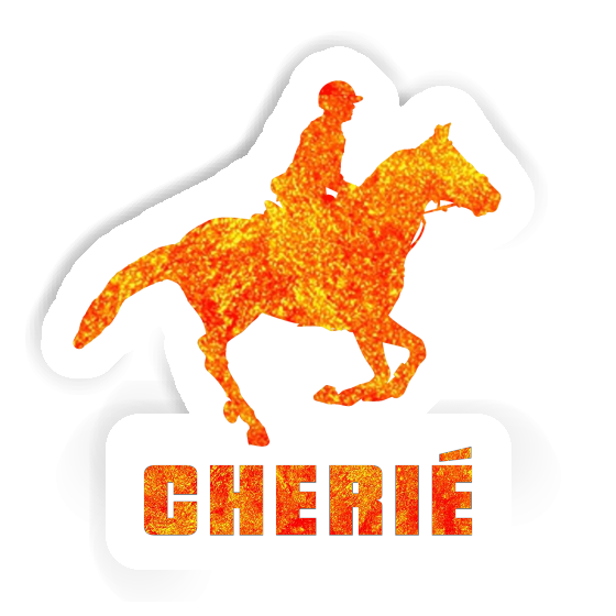 Sticker Cherié Horse Rider Image