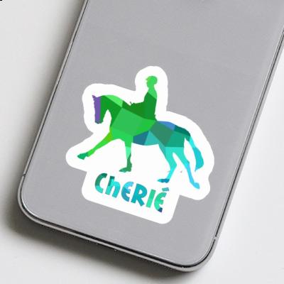 Sticker Cherié Horse Rider Laptop Image