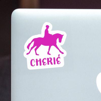 Sticker Cherie Horse Rider Laptop Image