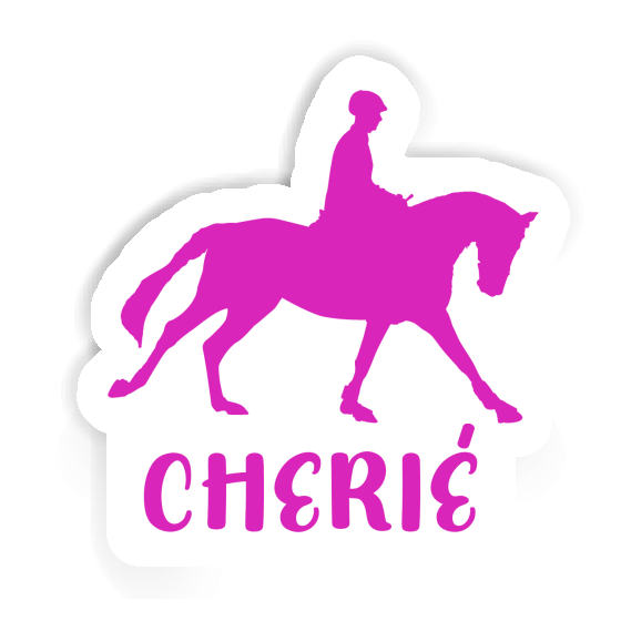 Sticker Cherie Horse Rider Laptop Image