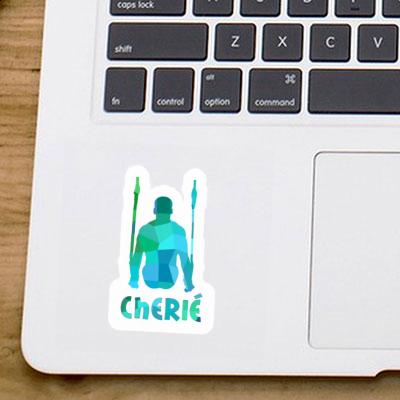 Cherie Sticker Ring gymnast Laptop Image