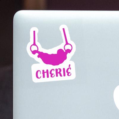 Cherie Sticker Ring gymnast Laptop Image