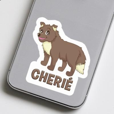 Autocollant Cherié Chien de berger Gift package Image