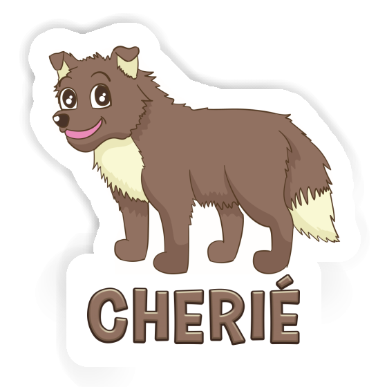 Autocollant Cherié Chien de berger Gift package Image