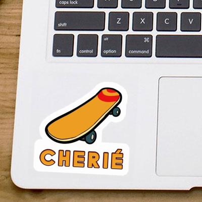 Skateboard Sticker Cherié Laptop Image