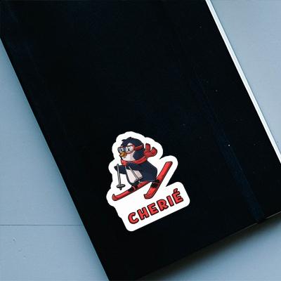 Sticker Cherié Skier Notebook Image