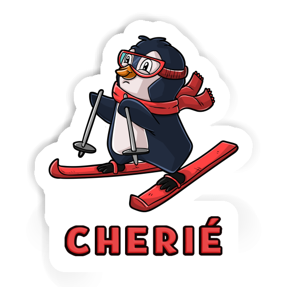 Sticker Cherié Skier Gift package Image