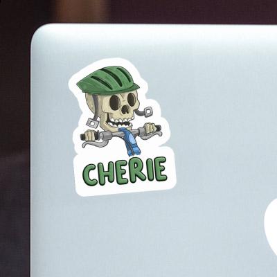 Sticker Cherié Bicycle Rider Notebook Image