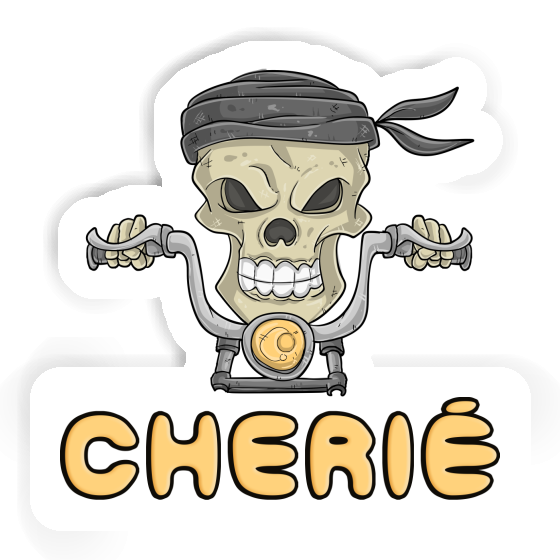 Sticker Cherie Motorcycle Rider Notebook Image