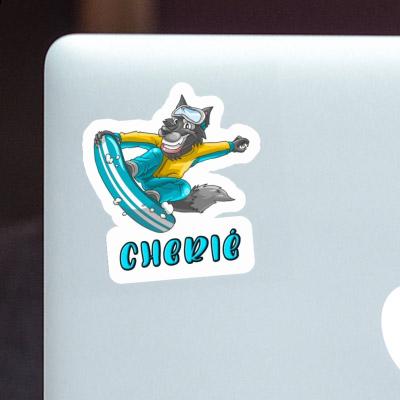 Sticker Cherié Boarder Laptop Image