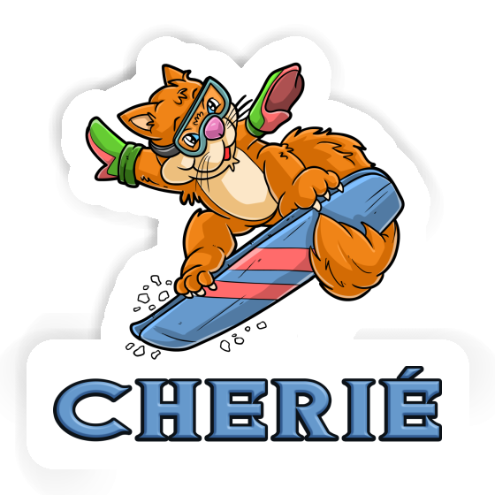 Autocollant Snowboardeuse Cherié Gift package Image