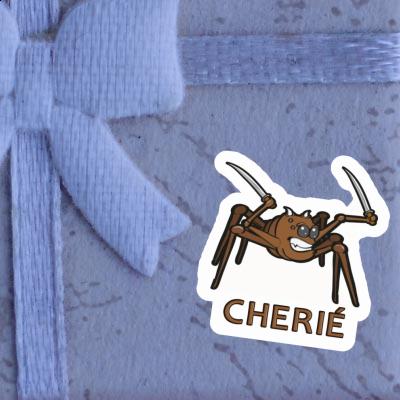 Sticker Cherie Fighting Spider Laptop Image