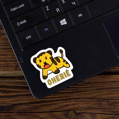 Baby-Tiger Sticker Cherié Laptop Image