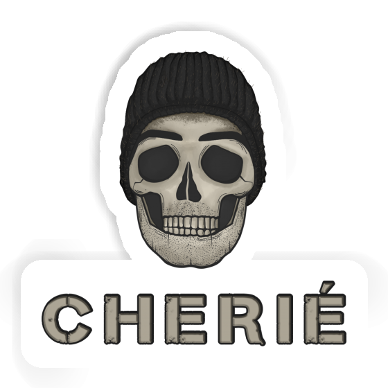 Sticker Skull Cherié Laptop Image