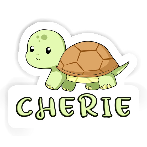 Sticker Cherie Turtle Laptop Image