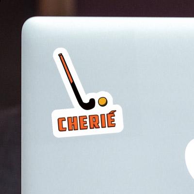 Sticker Cherié Floorball Stick Laptop Image